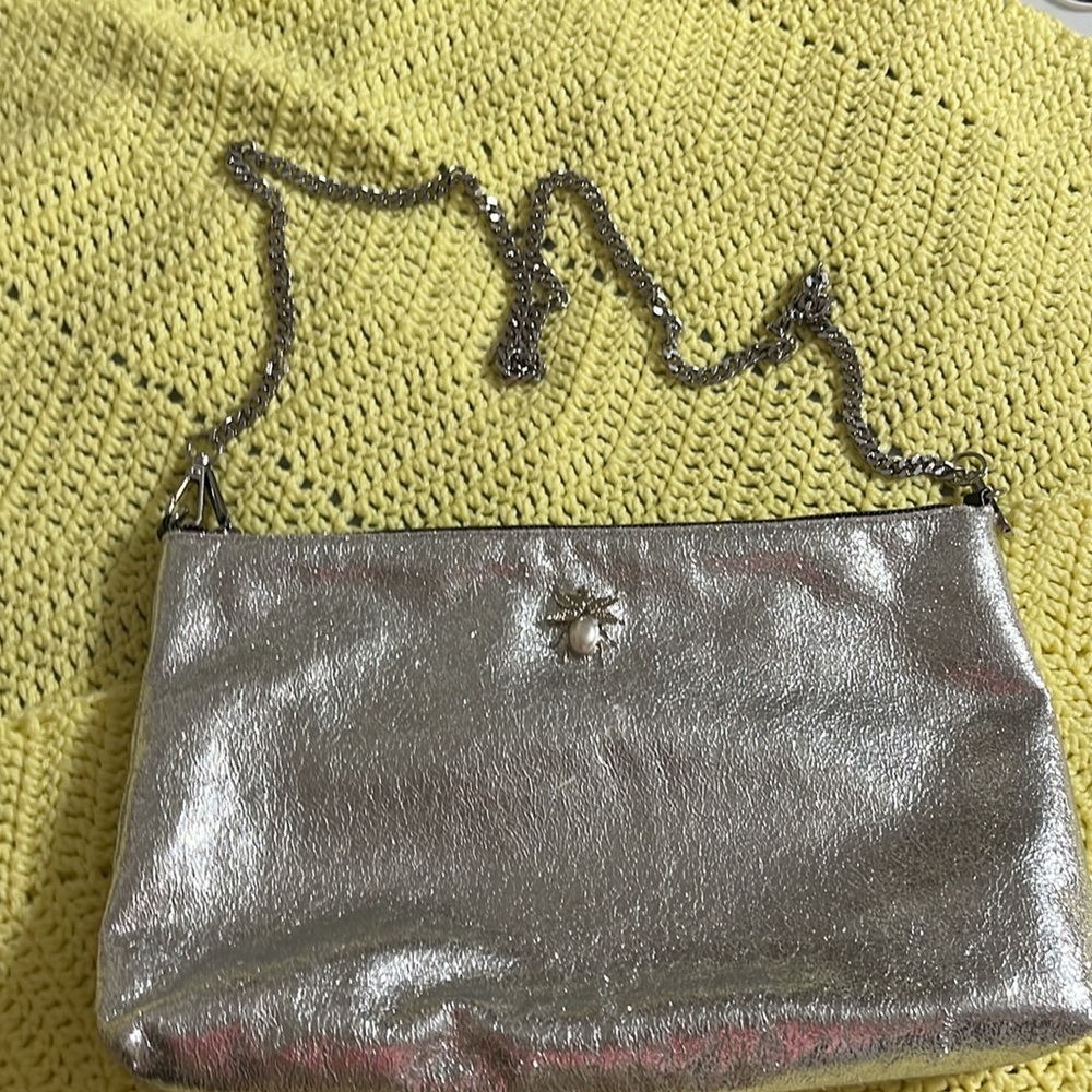 Zara purse silver